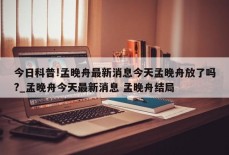 今日科普!孟晚舟最新消息今天孟晚舟放了吗?_孟晚舟今天最新消息 孟晚舟结局