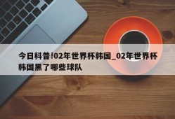 今日科普!02年世界杯韩国_02年世界杯韩国黑了哪些球队