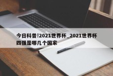 今日科普!2021世界杯_2021世界杯四强是哪几个国家