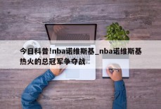 今日科普!nba诺维斯基_nba诺维斯基热火的总冠军争夺战