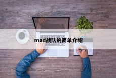 mad战队的简单介绍